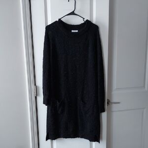 Mud Pie Classic Black Long Sleeve Dress Medium